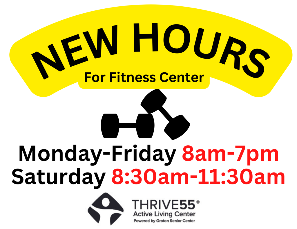 New Fitness Center Hours in 2023 Senior Centers